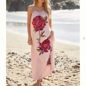 NWT Farm Rio Rose Halter Cover-Up Dress